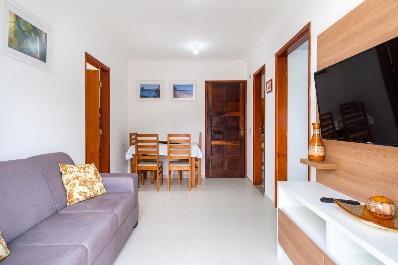 Apartamento A 100 Metros Da Praia - 01 Dormitorio - Edificio Agua Viva Ubatuba Bagian luar foto