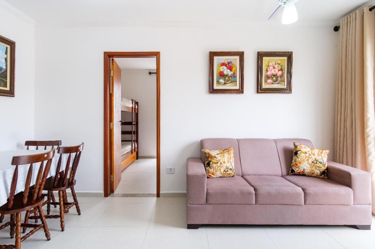 Apartamento A 100 Metros Da Praia - 01 Dormitorio - Edificio Agua Viva Ubatuba Bagian luar foto